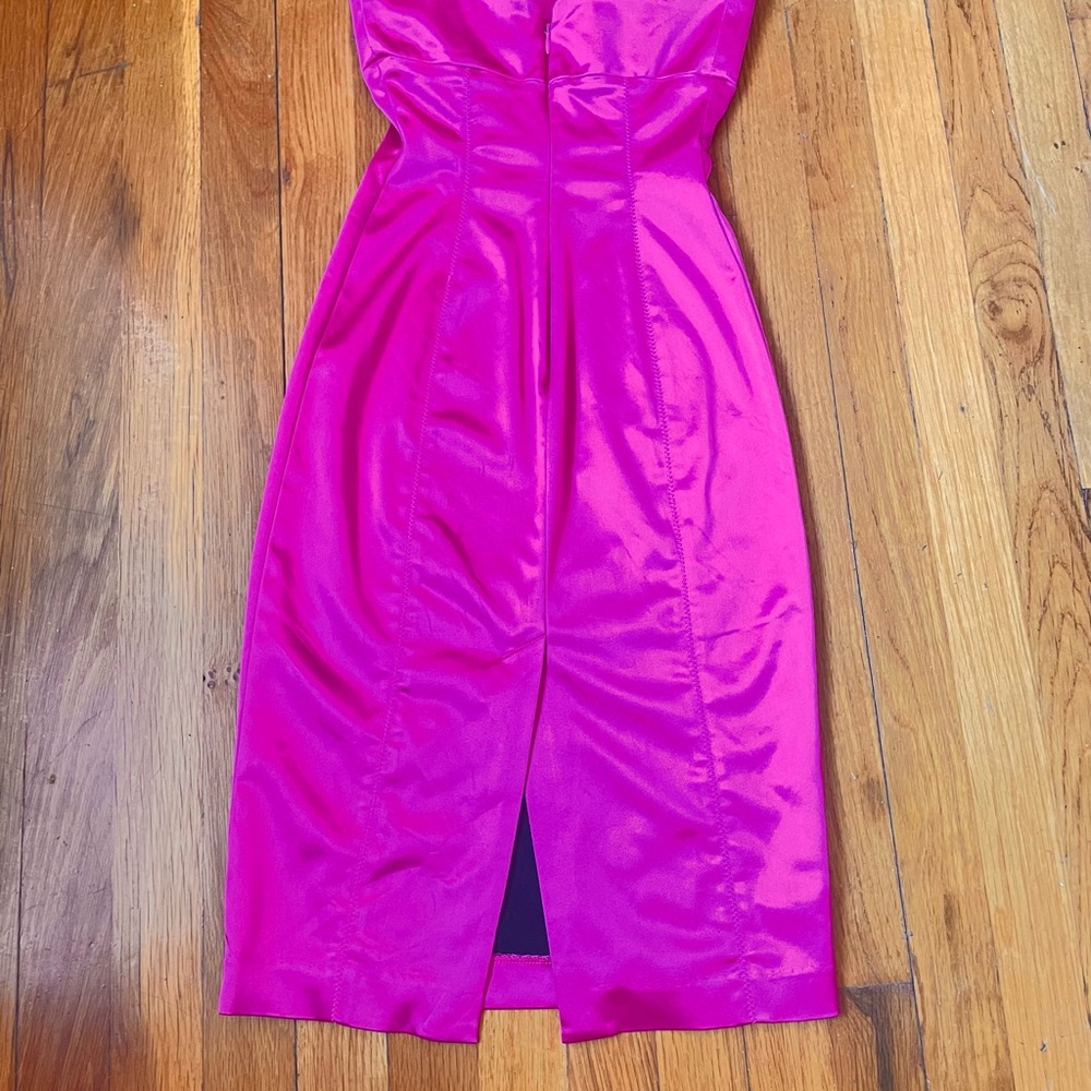 BEBE Pink Satin dress 🌺💖 - Picture 12 of 14